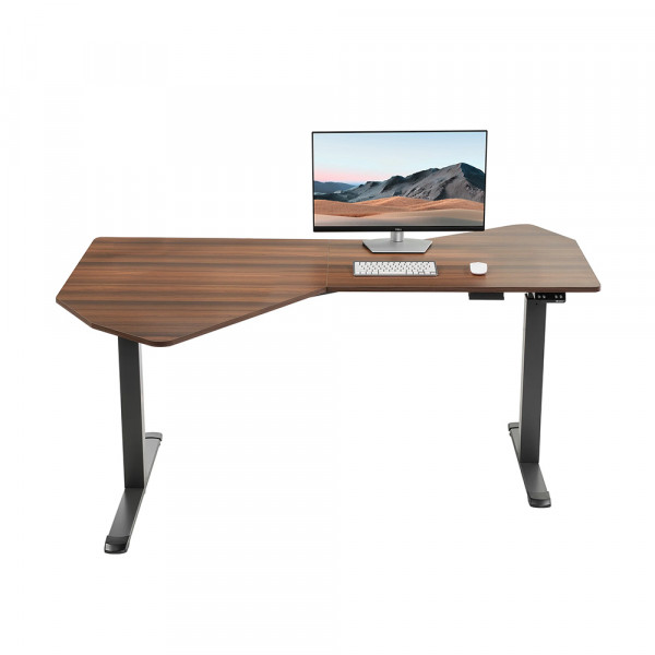 Eureka Ergonomic EDI FS Office Standing Desk, Walnut  